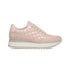 Sneakers rosa in similpelle trapuntata effetto vernice Swish Jeans, Donna, SKU w014000344, Immagine 0